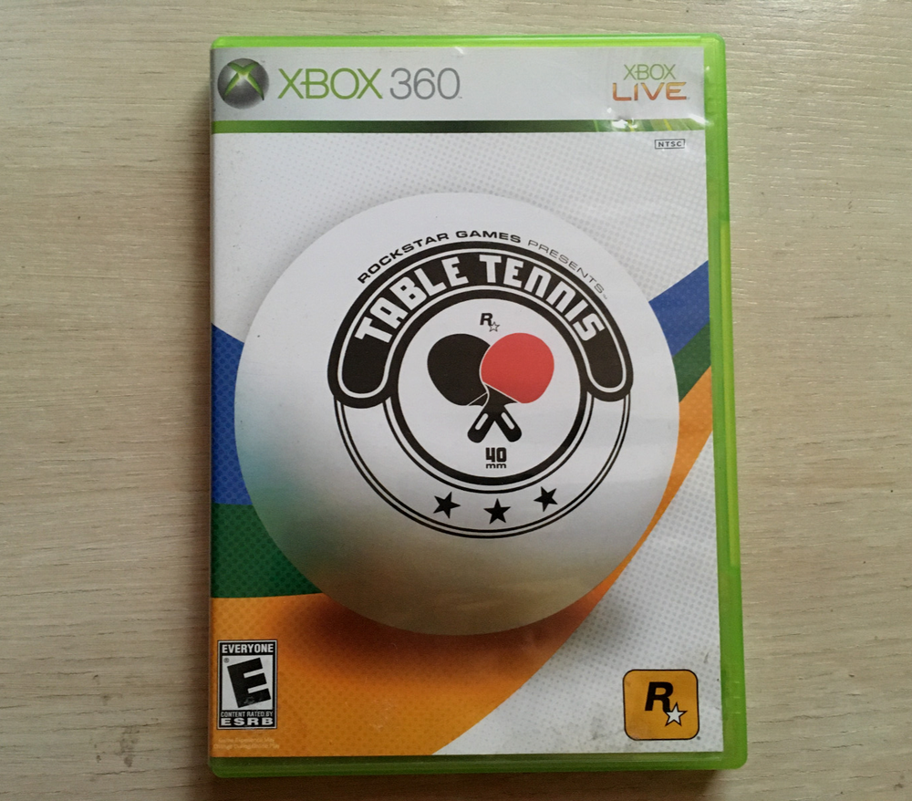 Rockstar Table Tennis Xbox 360 Game Complete With Manual CIB