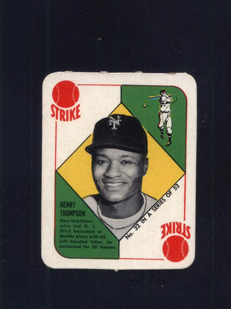 1951 Topps Red Backs #32 Henry Thompson Giants (Near Mint)
