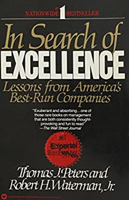In Search of Excellence by Thomas Peters - Business Leadership Book