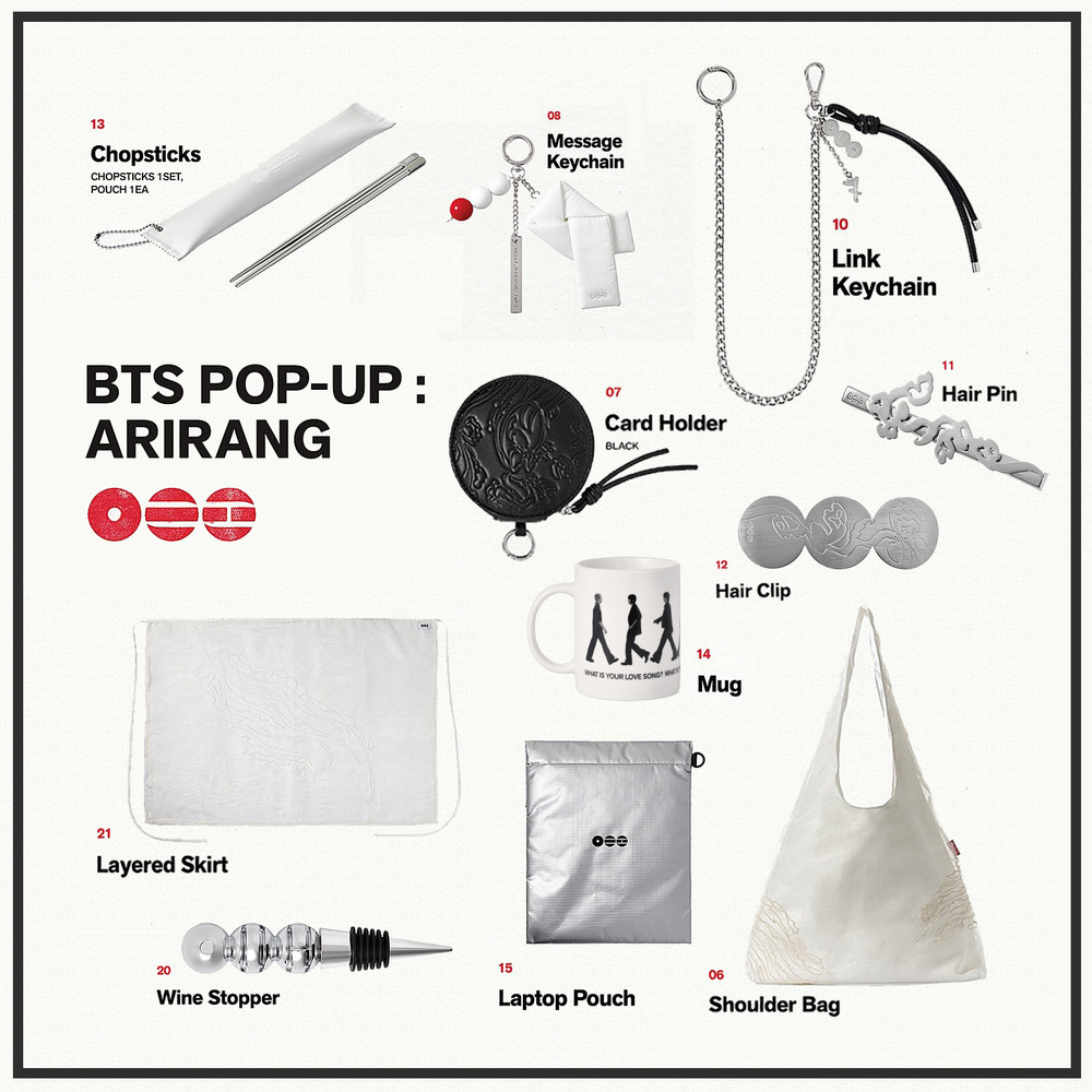 BTS ARIRANG Official Merch X MU:DS Fast Shipping + Tracking Number, In hand