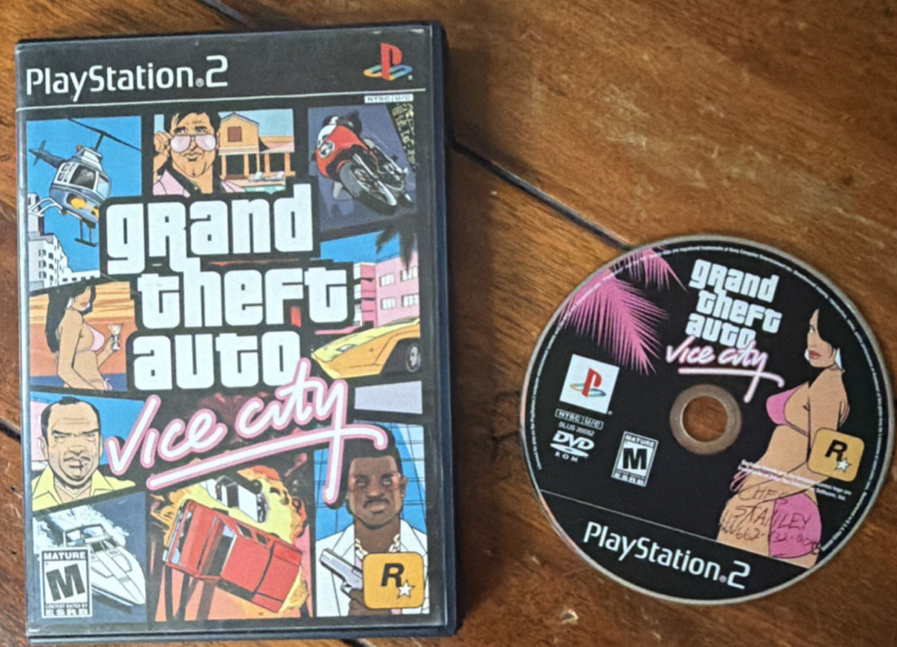 Grand Theft Auto Vice City PS2 Tested & Working PlayStation 2 GTA