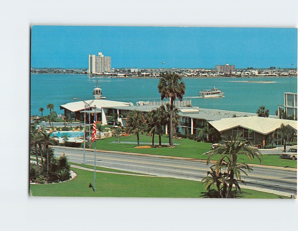 Postcard Schrafft's Restaurant & Motor Inn Clearwater Florida USA