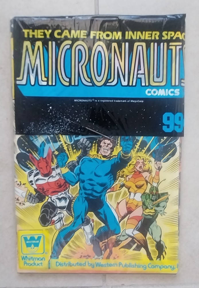 Micronauts Whitman Variants 3-Pack #1 2 3 Sealed 1979 Bagged Multi-Pack 1-3