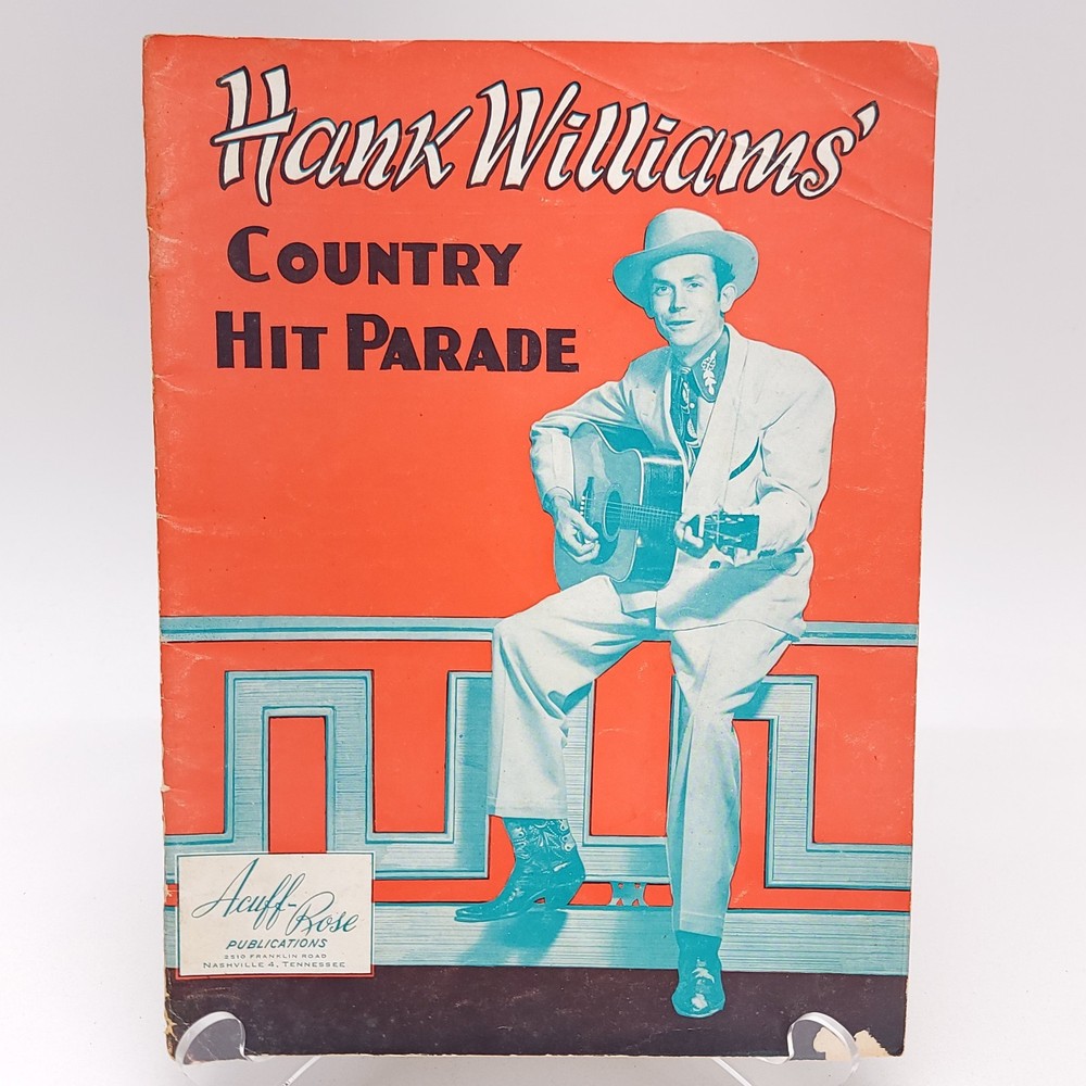 Hank Williams Country Hit Parade Sheet Music Song Book Acuff Rose 1950s