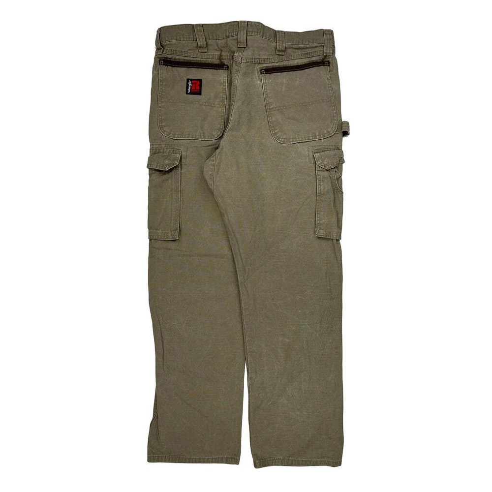 Wrangler Cargo Pants - 36W 31L Khaki Cotton