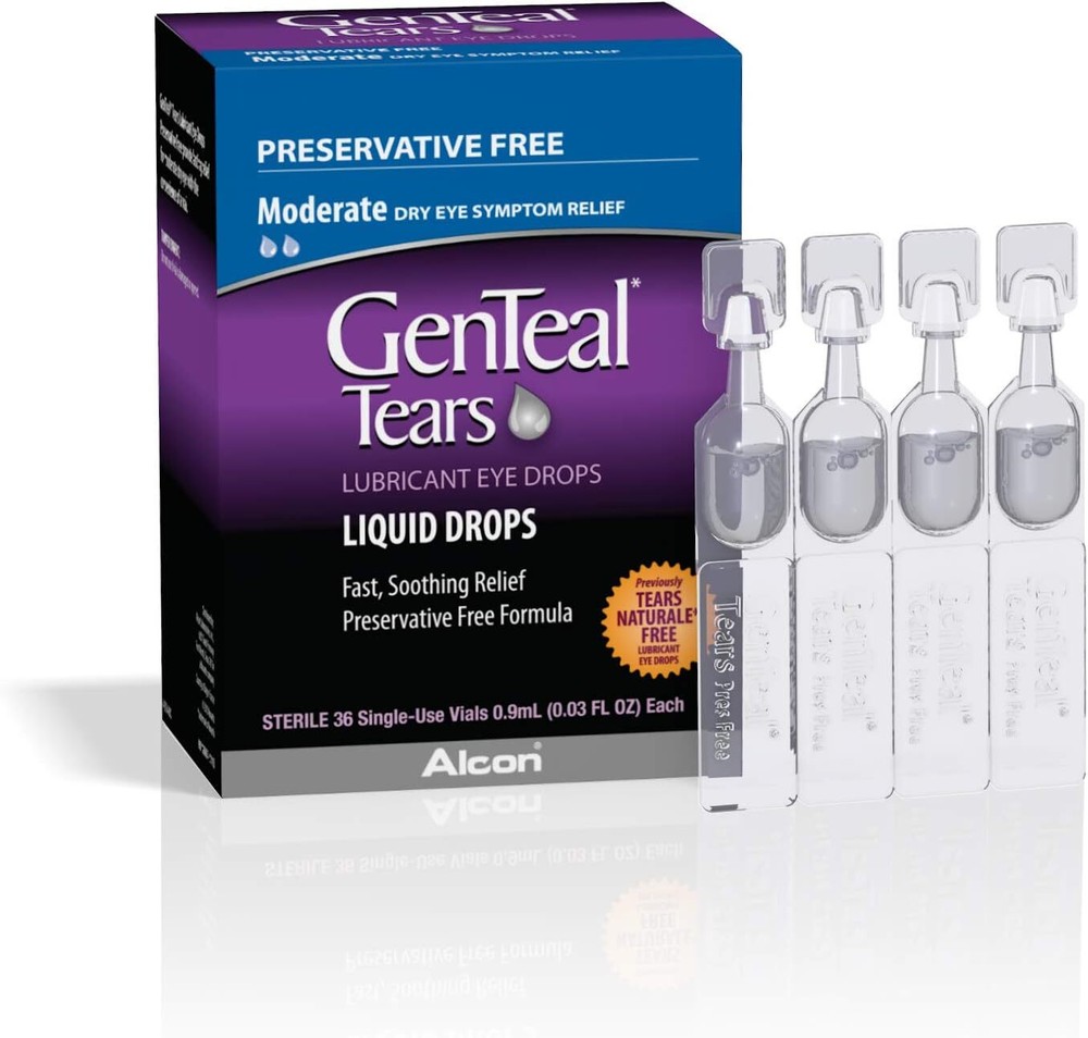 GenTeal Moderate Lubricant Eye Drops Single-Use Vials 1 Pack