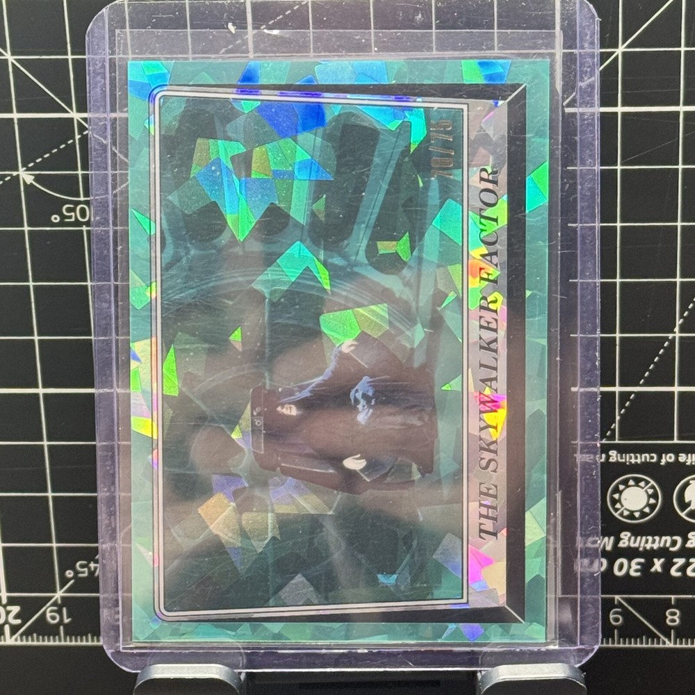 2023 Chrome Sapphire Edition Star Wars ROTJ Aqua 68/75 The Skywalker Factor 0m4r