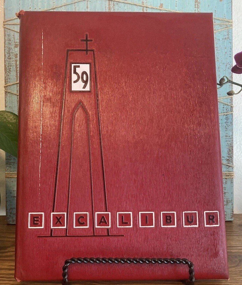 Vintage Excalibur College of Holy Names Oakland California 1959 Yearbook