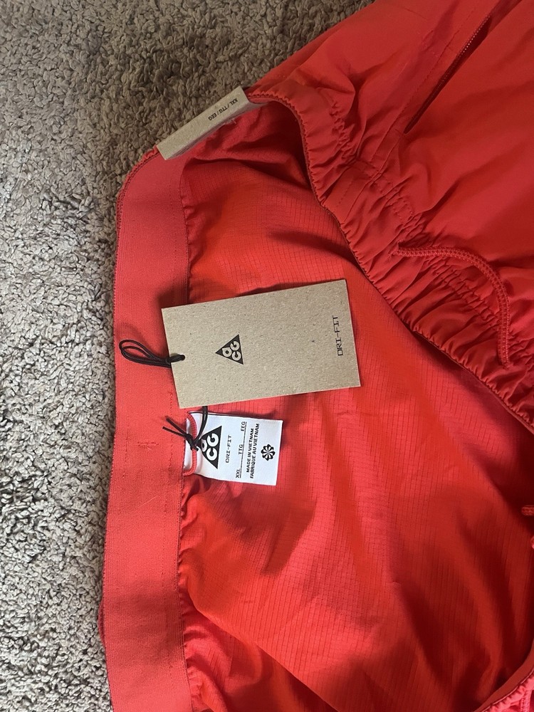 Nike Shorts Men's Size 2XL ACG Dri-FIT Trail Hiking Gorpcore New Sands Red