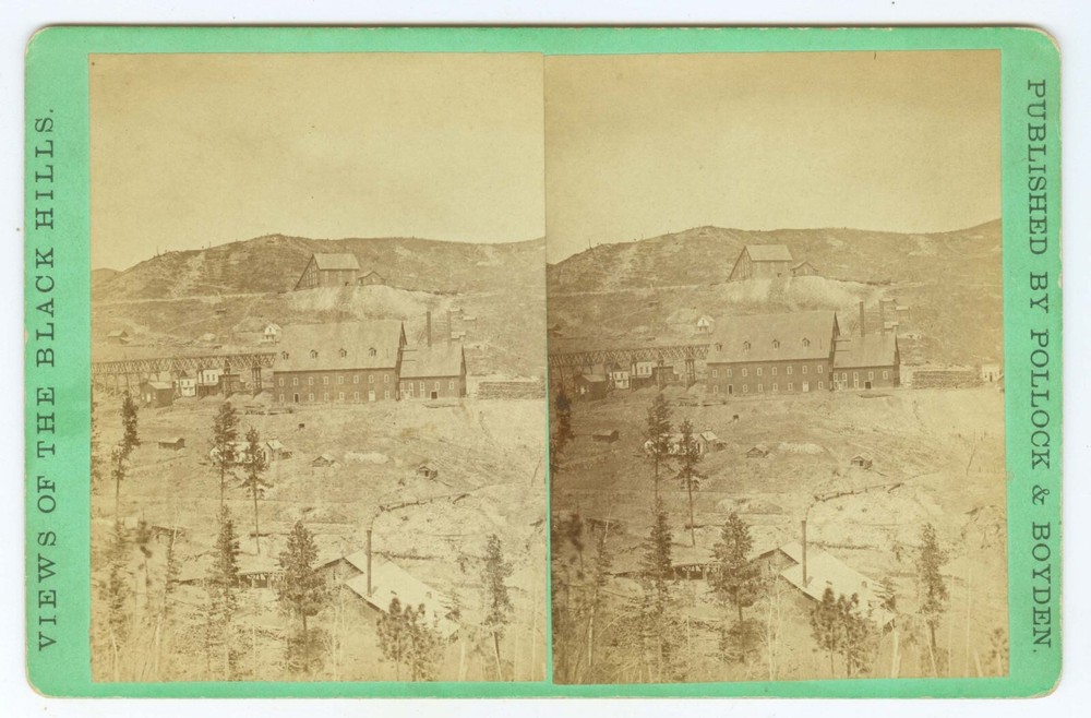D0728~ DAKOTA TERRITORY Highland Mill Stereoview – Pollock & Boyden