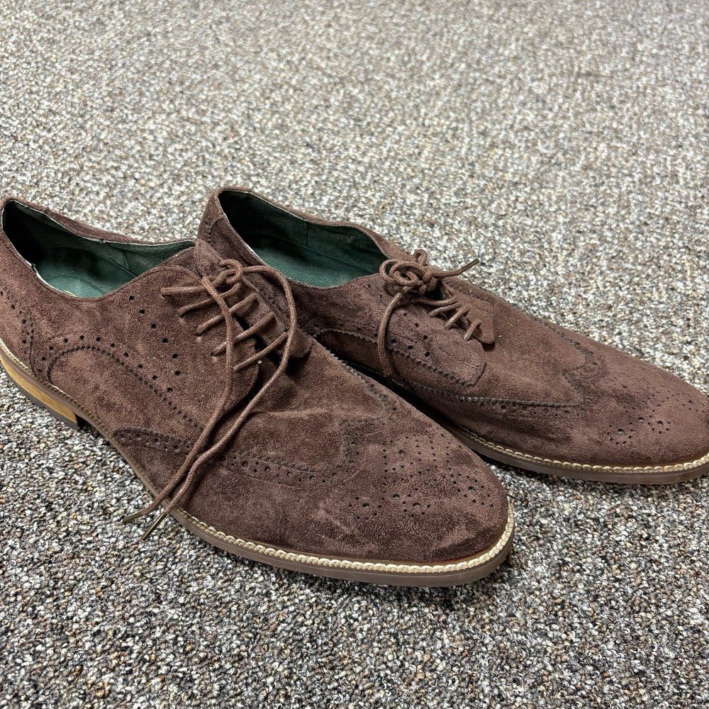 Todd Welsh Shoes Mens Size 11D Brown Lace Up Dress Oxford Chocolate Formal
