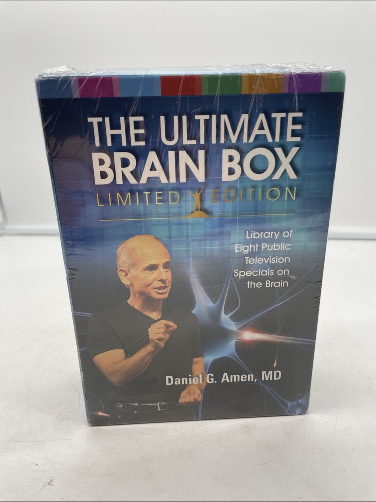 Ultimate Brain Box Set Dr Daniel Amen 8 DVDs New Sealed Ltd Edition Public TV