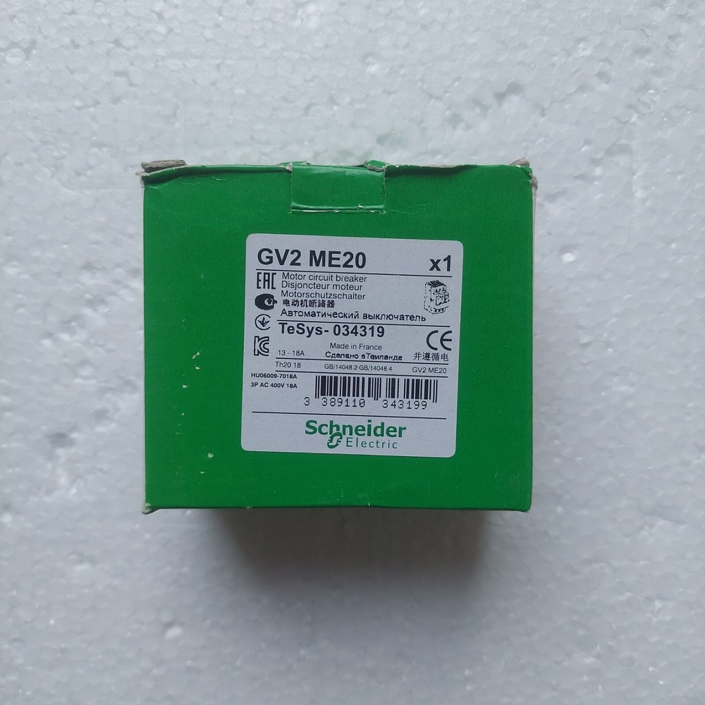 SCHNEIDER ELECTRIC GV2-ME20 Motor circuit breaker GV2ME20 MADE IN FRANCE