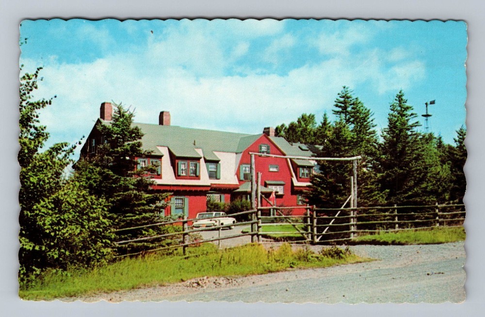 Lubec ME Maine Roosevelt Summer Home on Campobello Island Vintage Postcard
