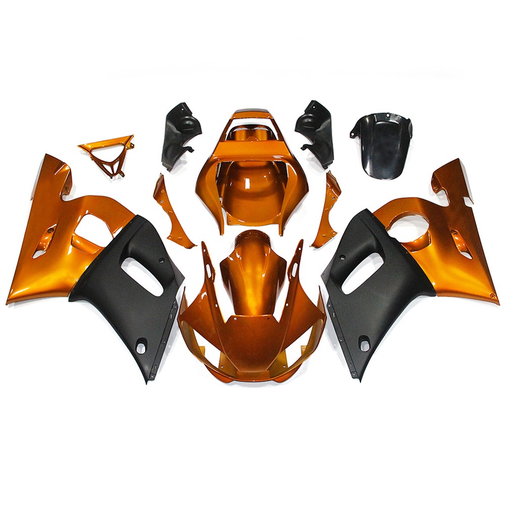 Gold ABS Fairings For Yamaha YZF600 R6 1998 1999 2000 2001 2002 YZF R6 Bodywork