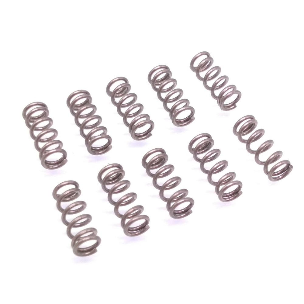 10x 0.6mm Stainless Steel Compression Springs 4mm OD 10mm Length