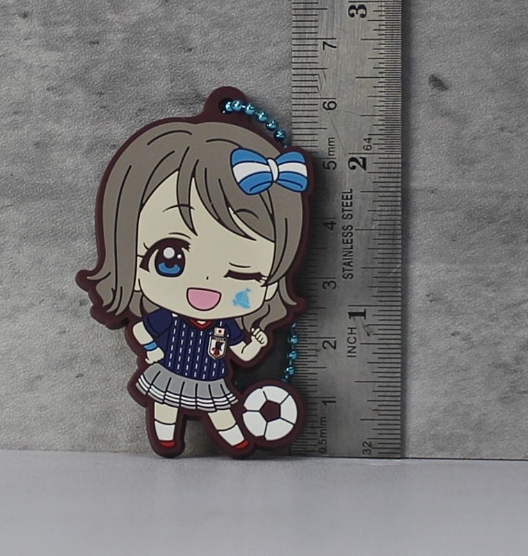 Bandai Love Live! Sunshine!! You Watanabe Rubber Mascot Figure Keychain