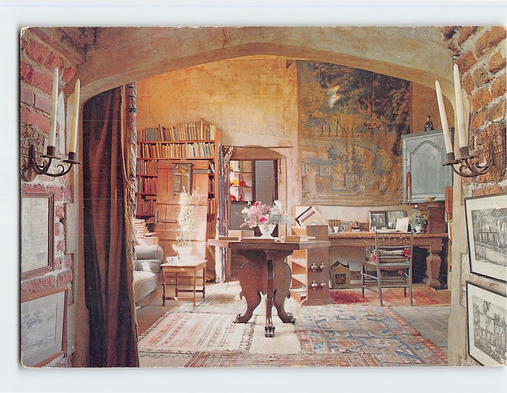 Postcard Vita Sackville-West Writing Room Sissinghurst Castle Kent England