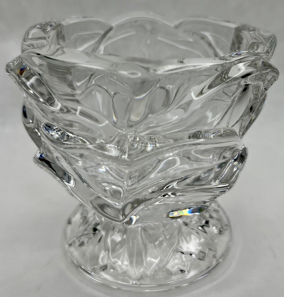 VTG Rose Crystal Votive Holder Retired PartyLite Radiant