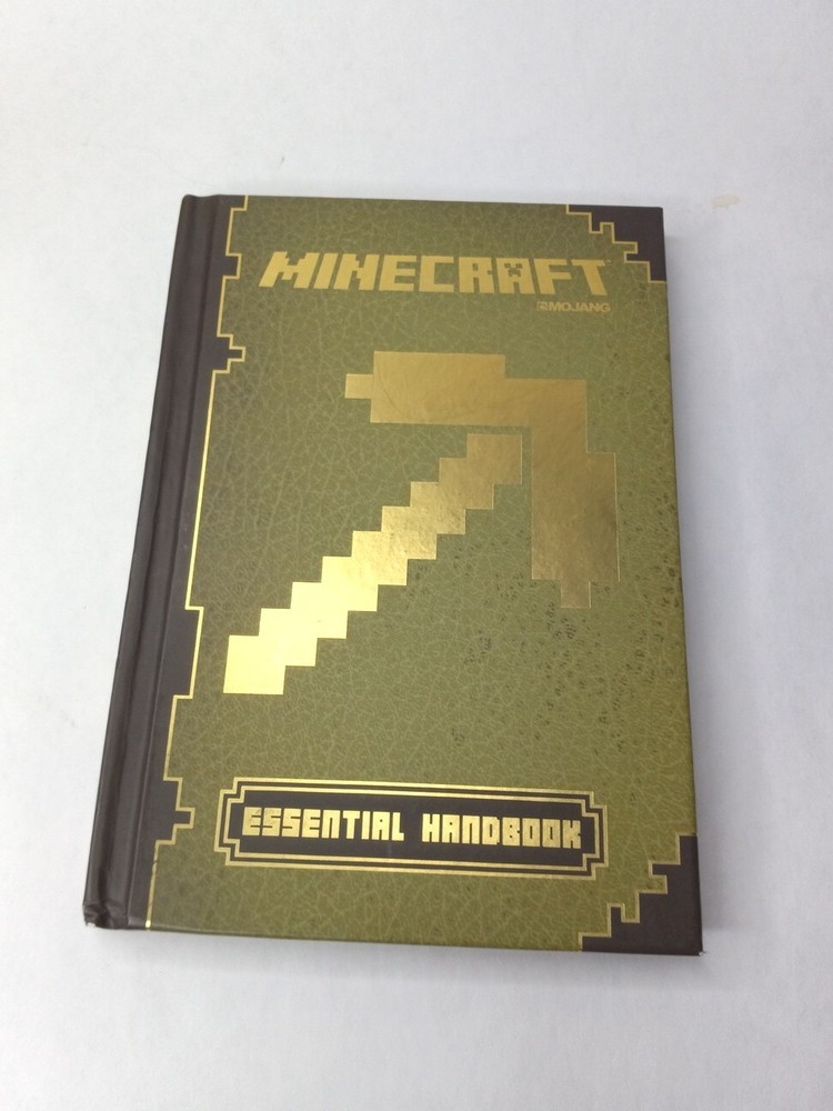 Minecraft Essential Handbook Hardcover Mojang Game Play Guide Book