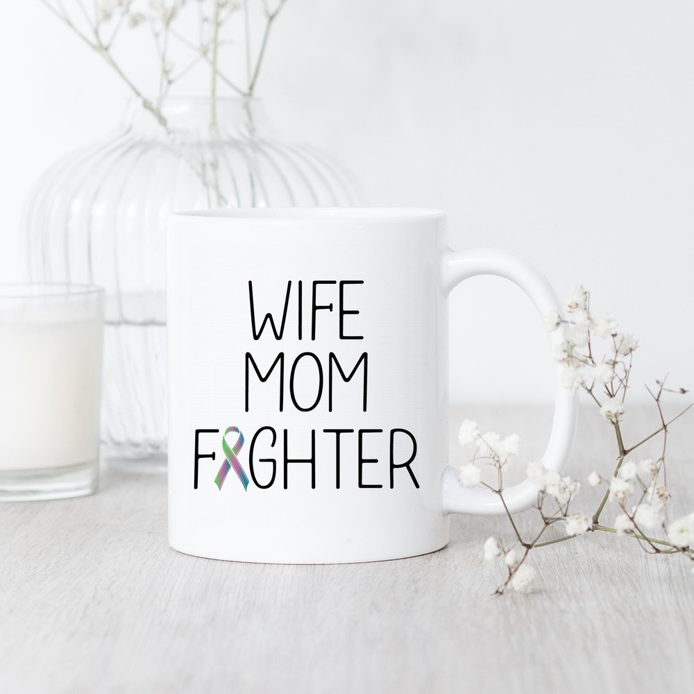 Metastatic Breast Cancer Strong Mom Wife Fighter Mug for Awareness