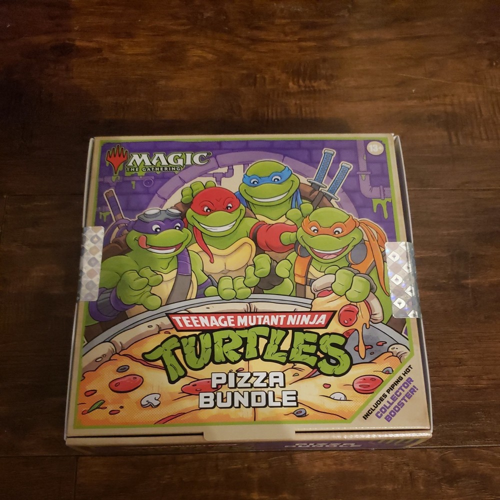 MTG Pizza Bundle Teenage Mutant Ninja Turtles TMT New Sealed Magic the Gathering