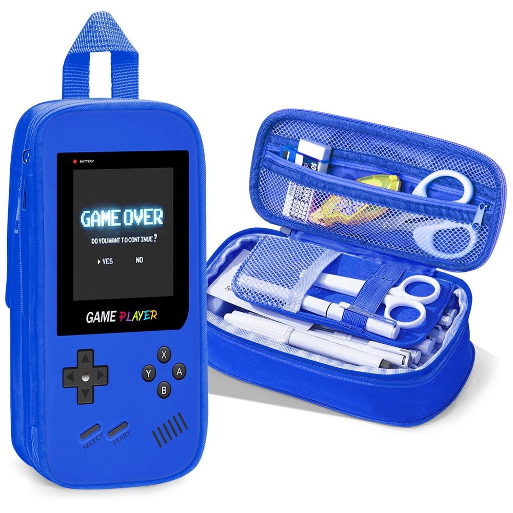 Gamer Pencil Case for Boys - Large Boys Pencil Pouch for School Supplies, Por...