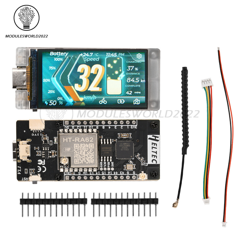 1.9Inch TFT ESP32-S3R8 LoRaWAN WIFI Bluetooth Development Board HT-VMT190 Module