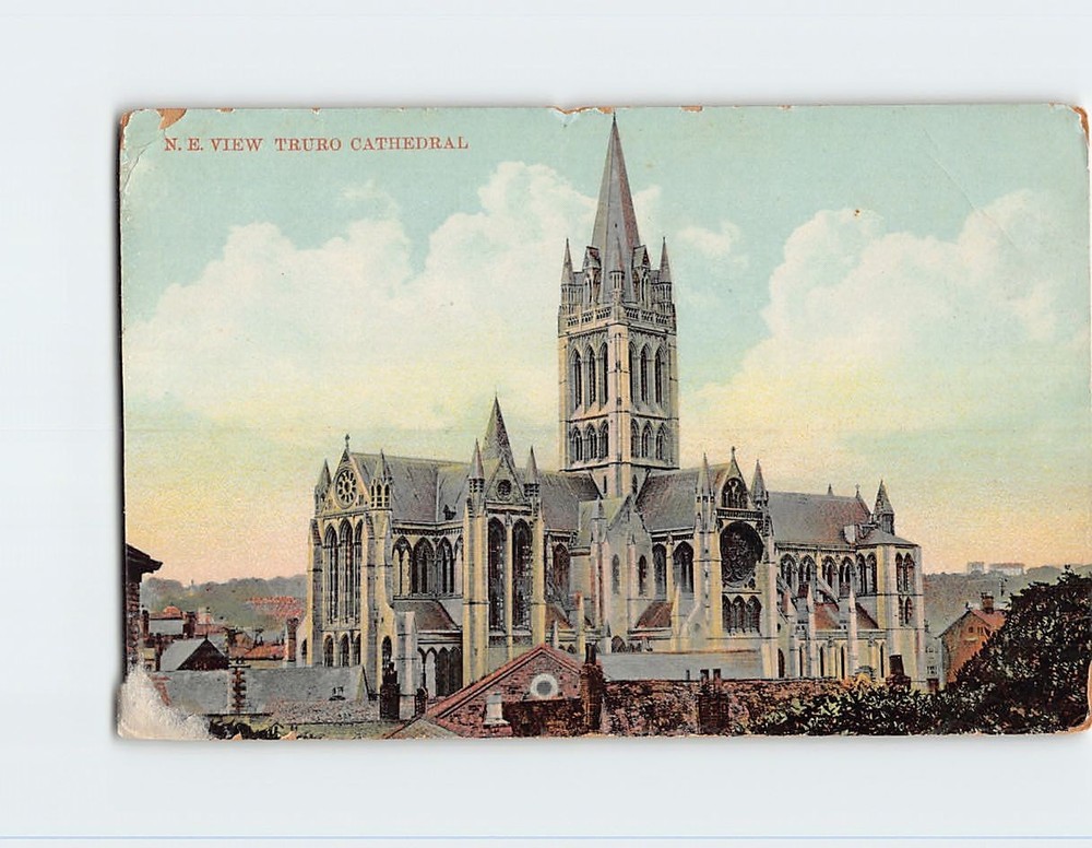 Postcard Truro Cathedral England