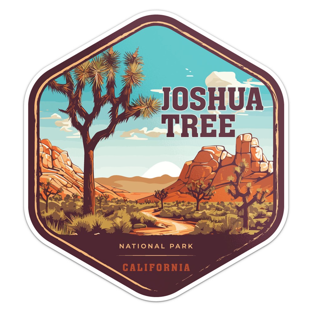Joshua Tree National Park Car Bumper Sticker Vinyl Decal