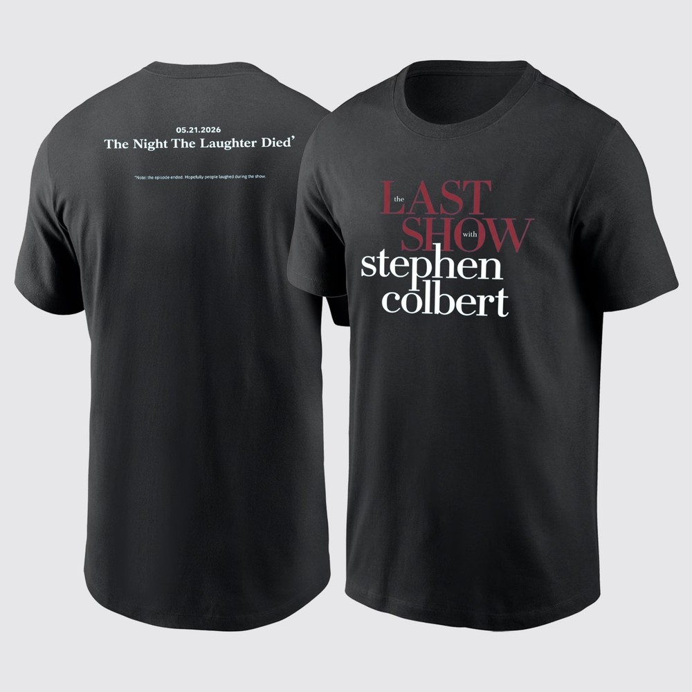 The Last Show with Stephen Colbert 2026 TShirt, Late Night Comedy Tee - S to 5XL