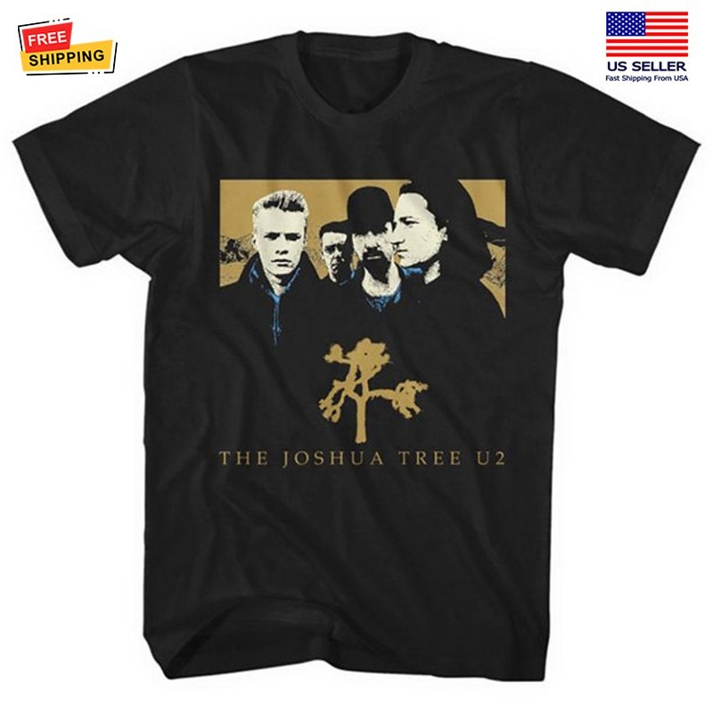Vintage U2 Joshua Tree T-Shirt Unisex One Sides New Gildan, Gift For Fan