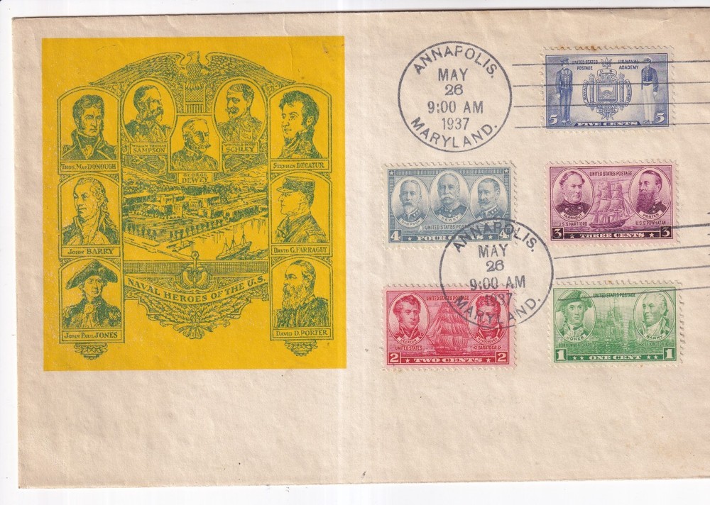 790-794  Annapolis MD May 26 1937 Cover