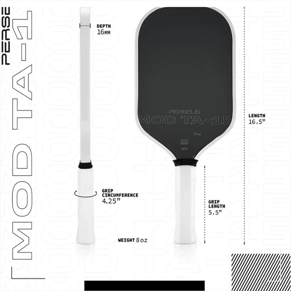 Mod Ta-15 Pro 16mm Player Edition Pickleball Paddle with Free Shipping