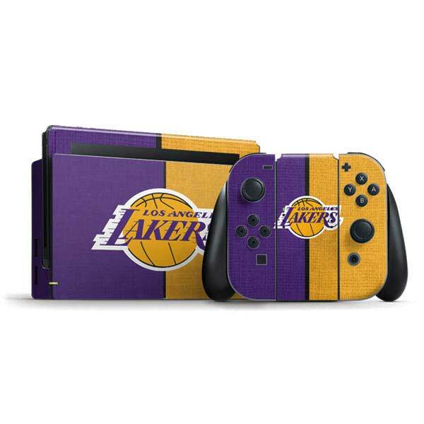 NBA Los Angeles Lakers Nintendo Switch Bundle Skin - Los Angeles Lakers Canvas