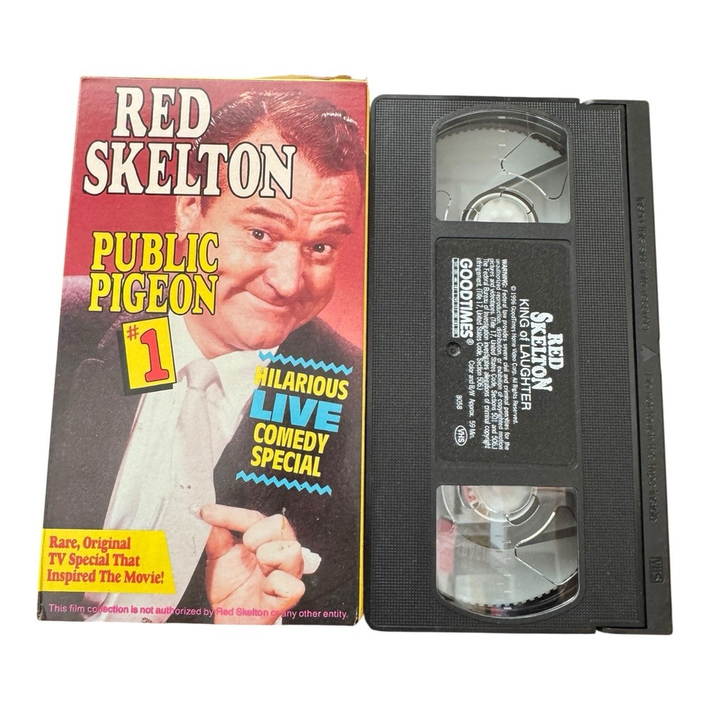Red Skelton Public Pigeon #1 VHS Comedy Special Classic TV Show