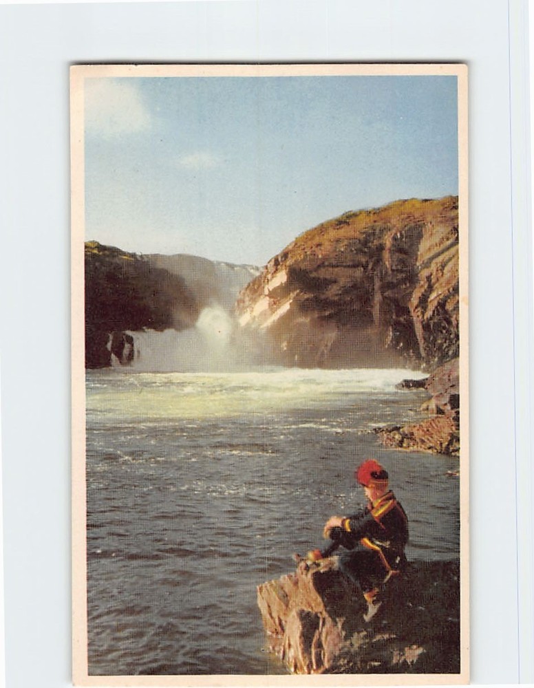 Postcard Waterfalls Nature Scene