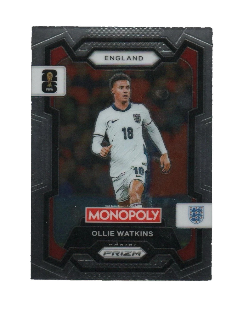 2026 Prizm Monopoly FIFA World Cup Soccer Ollie Watkins #25 England