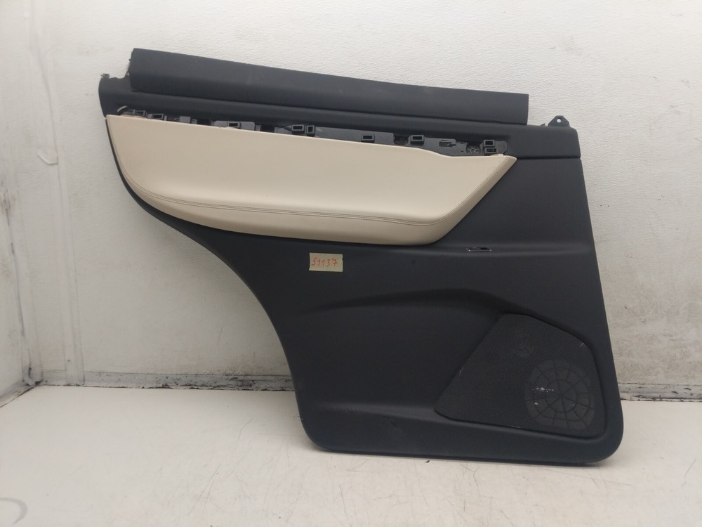 2016-2020 Tesla Model X Left Rear Driver Side Door Panel Trim Card Black Assembly  