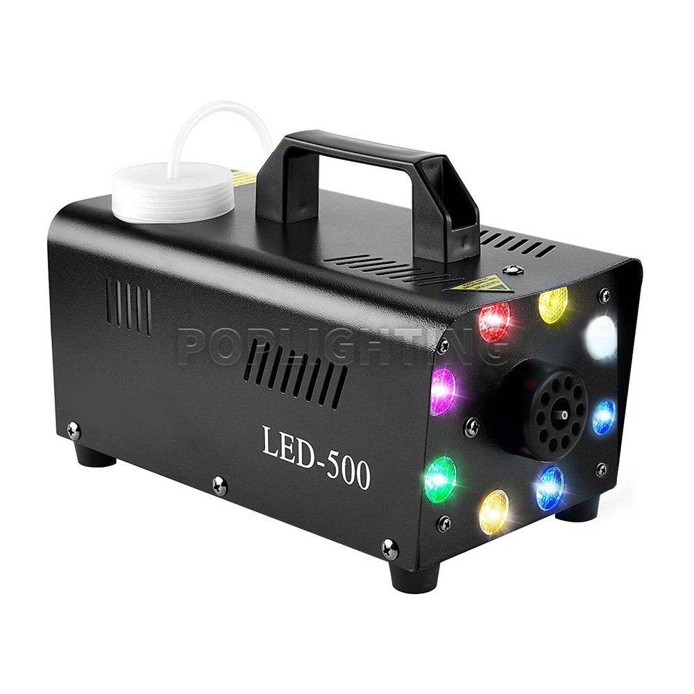 8LED RGB Light Fog Smoke Effect Machine Wireless Remote Party Disco DJ Christmas