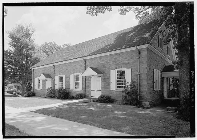 1. Perspective view - Westtown Friends Meeting House, Westtown School, east