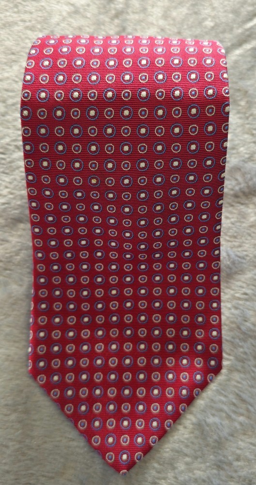 Brooks Brothers Makers Men's Tie Red Made In USA