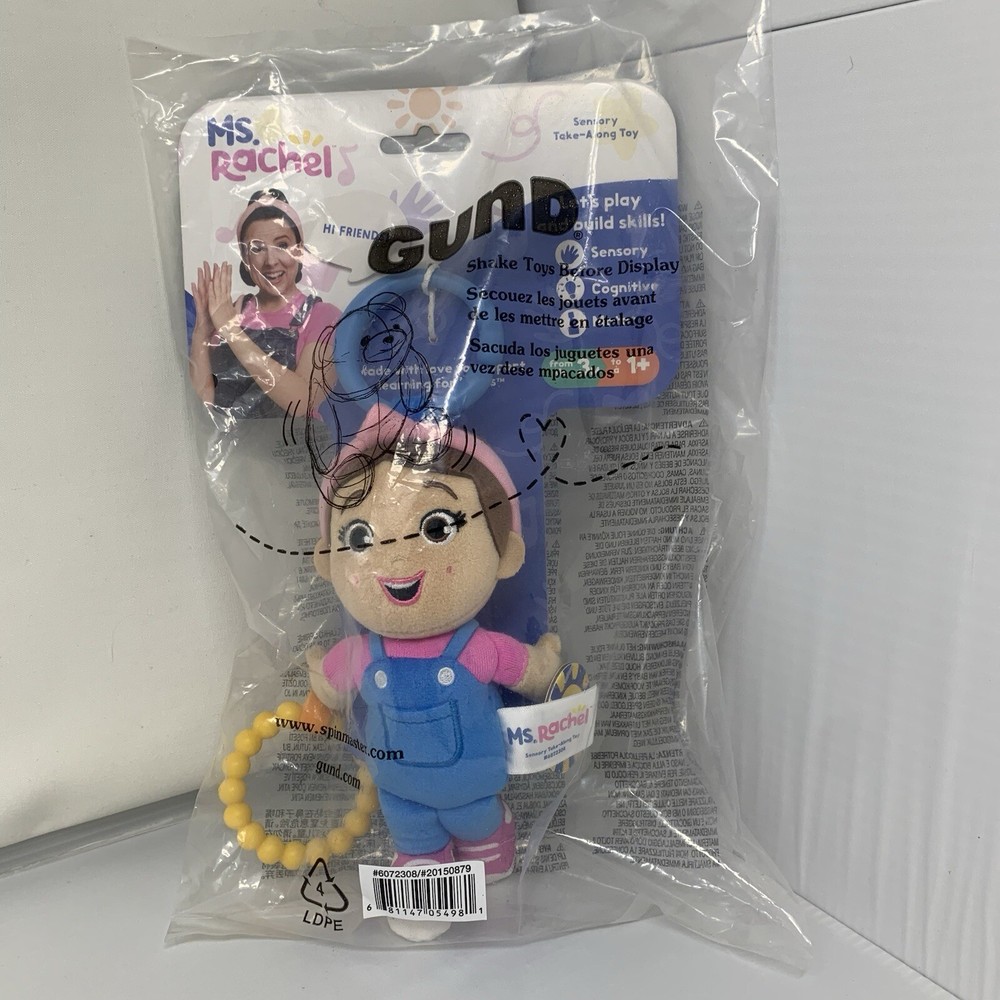 Ms. Rachel Sensory Take-Along Toy, Baby Swing & Baby Stroller Teething Toy