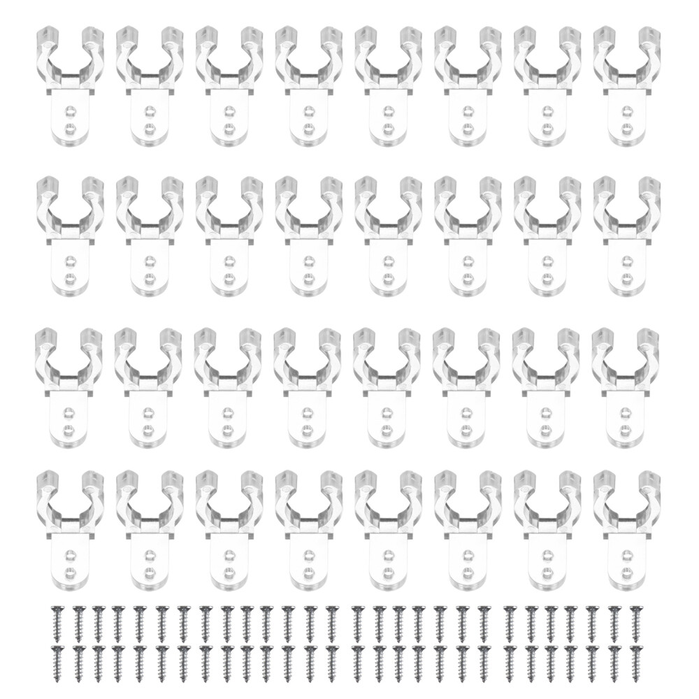 100pcs Light Holder Light Hooks Light Tube Clip Light Tube Holder