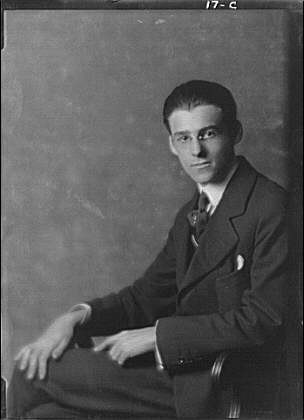 Photo:Mr Francis Portrait Photograph 1915 Studio Suit Tie
