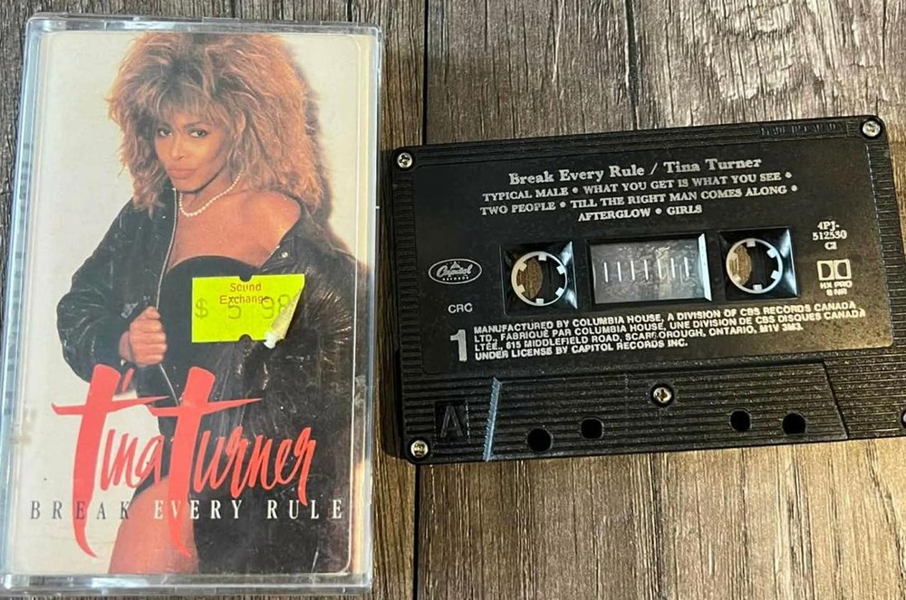 Tina Turner - Break Every Rule Cassette Tape VG+ C8