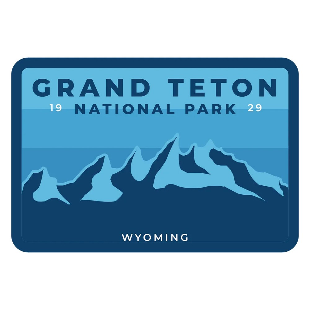 Grand Teton National Park weatherproof vinyl bumper sticker decal
