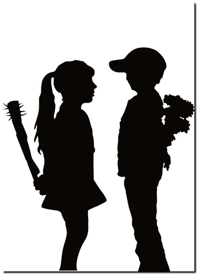 BANKSY STREET ART *FRAMED* CANVAS PRINT love hurts 18x12