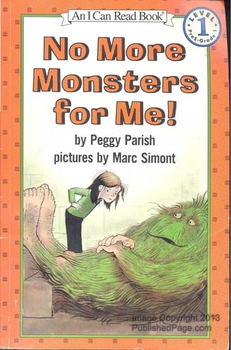 No More Monsters for Me! (I Can Read Level 1) by Parish, Peggy, Acceptable Book