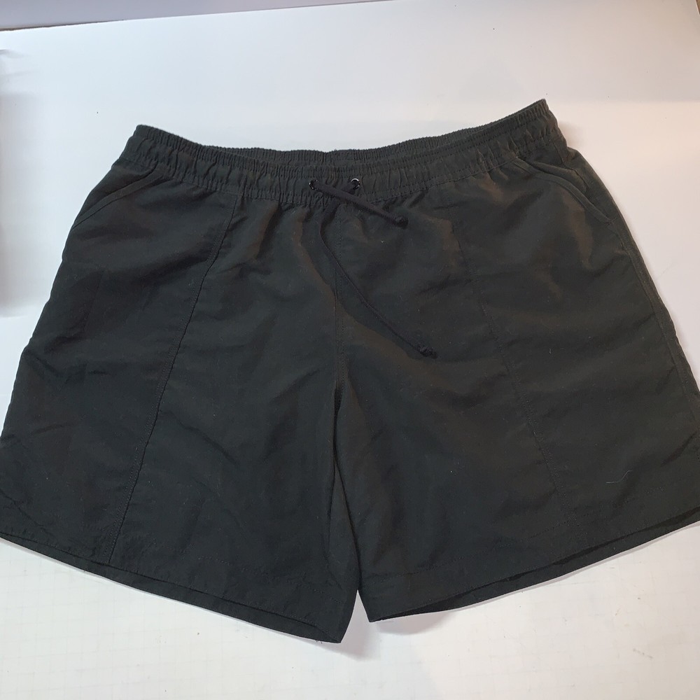 Modli Women's Shorts Size Large Draw String Swim Bike Athletic Pockets Black